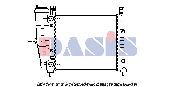 AKS DASIS Jäähdytin,moottorin jäähdytys 080240N